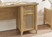 Nora Desk – Oak & Rattan - Effect with Drawer & Cupboard - Luminex FurnitureDeskSYD011