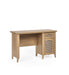 Nora Desk – Oak & Rattan - Effect with Drawer & Cupboard - Luminex FurnitureDeskSYD011