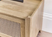 Nora Media Unit - Natural Oak - Luminex FurnitureTV UnitSYD007