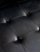 Nova Sofa With Bolsters - Brown, Black Faux Leather - Luminex FurnitureSofasHEN501
