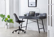 Novara Black Office Chair – PU Seat & Adjustable Height - Luminex FurnitureOffice ChairERI002
