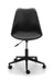 Novara Black Office Chair – PU Seat & Adjustable Height - Luminex FurnitureOffice ChairERI002