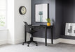 Novara Black Office Chair – PU Seat & Adjustable Height - Luminex FurnitureOffice ChairERI002