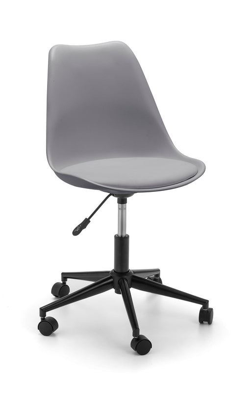Novara Grey Office Chair – Adjustable with Black Base - Luminex FurnitureOffice ChairERI003