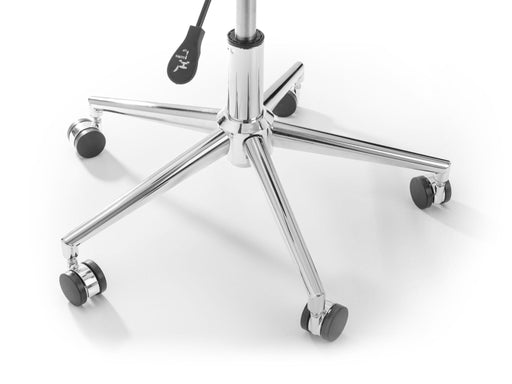 Novara White Office Chair – Adjustable PU Seat & Chrome Base - Luminex FurnitureOffice ChairERI001