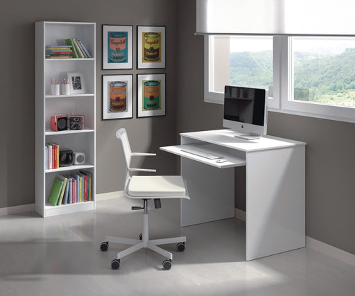 Novera Arctic White Compact Desk - Luminex FurnitureDesk2491