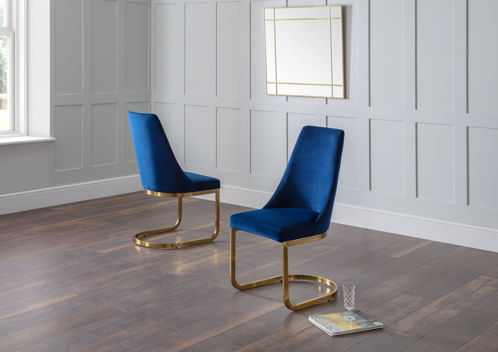 Nuvor Cantilever Dining Chairs – Set of 2 - Luminex FurnitureChairsVIT004