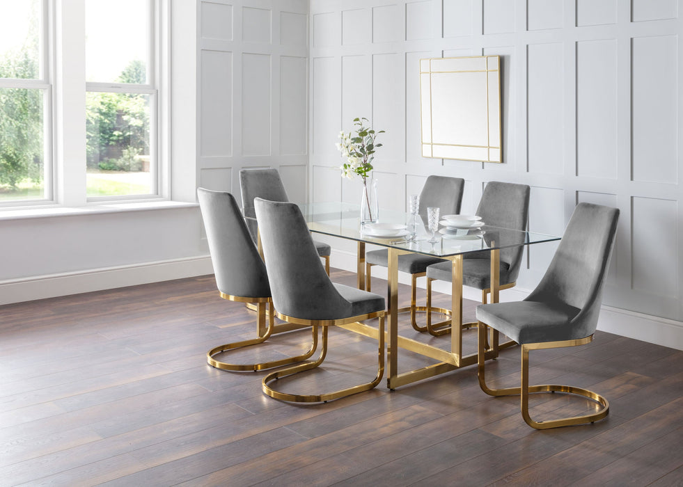Nuvor Cantilever Dining Chairs – Set of 2 - Luminex FurnitureChairsVIT004