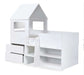 Oakham Mid Sleeper House Bed – All White - Luminex FurnitureMid SleepersORP001