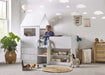 Oakham Mid Sleeper House Bed – All White - Luminex FurnitureMid SleepersORP001