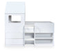 Oakham Mid Sleeper House Bed – All White - Luminex FurnitureMid SleepersORP001