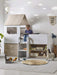 Oakham Mid Sleeper House Bed – Pale Wood & White - Luminex FurnitureMid SleepersORP002