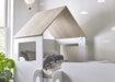 Oakham Mid Sleeper House Bed – Pale Wood & White - Luminex FurnitureMid SleepersORP002