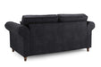 Olympia Charcoal 3+2 Sofa Set – Classic Faux Suede - Luminex FurnitureSofasoakland_charcoal_3+2+set