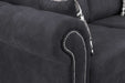 Olympia Charcoal 3+2 Sofa Set – Classic Faux Suede - Luminex FurnitureSofasoakland_charcoal_3+2+set