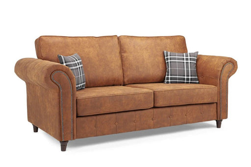 Olympia Tan 3+2 Sofa Set – Classic Faux Suede - Luminex FurnitureSofasoakland_sofa_tan_3_2_set