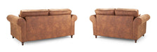 Olympia Tan 3+2 Sofa Set – Classic Faux Suede - Luminex FurnitureSofasoakland_sofa_tan_3_2_set