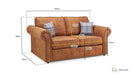 Olympia Tan 3+2 Sofa Set – Classic Faux Suede - Luminex FurnitureSofasoakland_sofa_tan_3_2_set