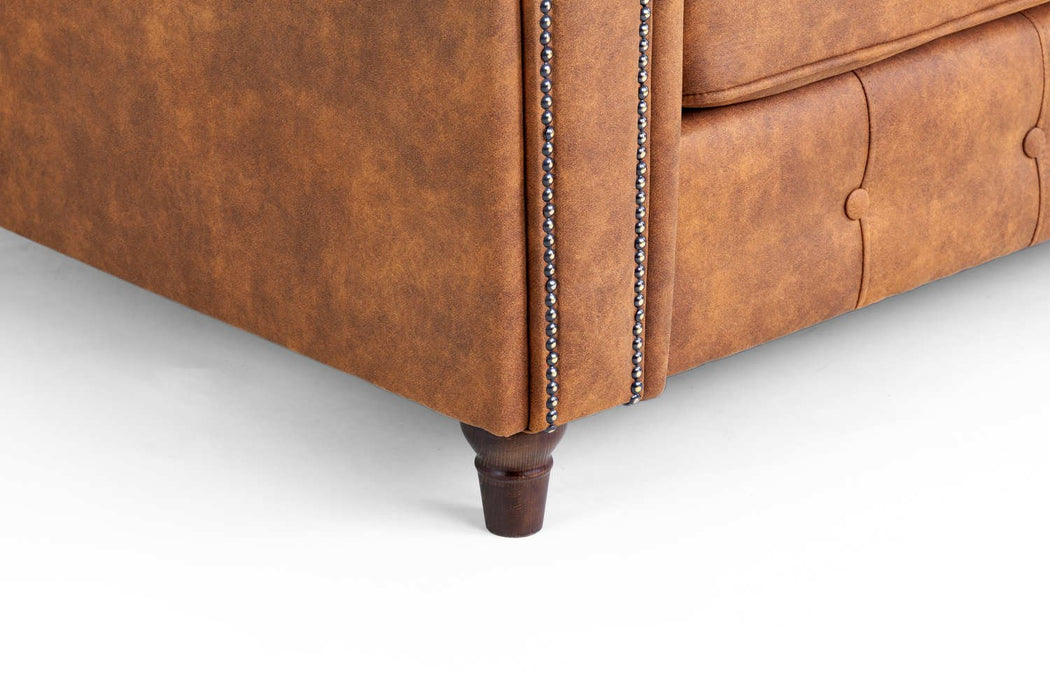 Olympia Tan Armchair – Classic Faux Suede Design - Luminex FurnitureOccasional Chairsoakland_sofa_tan_armchair