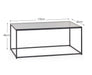 Ophelia Smoked Glass Coffee Table - Luminex FurnitureCoffee TableCHI012
