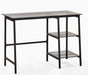 Ophelia Smoked Glass Desk – Modern Minimalist Design - Luminex FurnitureDeskCHI016