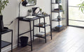 Ophelia Smoked Glass Desk – Modern Minimalist Design - Luminex FurnitureDeskCHI016