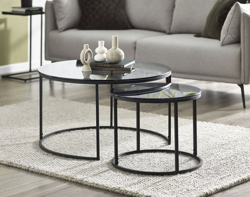 Ophelia Smoked Glass Nesting Coffee Tables - Luminex FurnitureCoffee TableCHI017