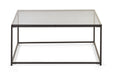 Ophelia Square Coffee Table Smoked Glass - Luminex FurnitureCoffee TableCHI020