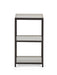 Ophelia Tall Narrow Side Table - Smoked Glass - Luminex FurnitureLamp TableCHI021