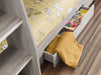 Orbit Bunk Bed with Storage – Grey Oak Kids’ Bunk - Luminex FurnitureBunk BedORI004