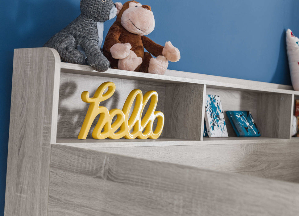 Orbit Bunk Bed with Storage – Grey Oak Kids’ Bunk - Luminex FurnitureBunk BedORI004