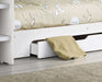 Orbit Bunk Bed with Storage – Pure White Kids’ Bunk - Luminex FurnitureBunk BedORI002
