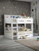 Orbit Bunk Bed with Storage – Pure White Kids’ Bunk - Luminex FurnitureBunk BedORI002