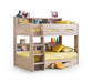 Orbit Bunk Bed with Storage – Sonoma Oak - Luminex FurnitureBunk BedORI001