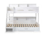 Orbit Triple Sleeper Bunk Bed with Storage – White - Luminex FurnitureBunk BedORI501