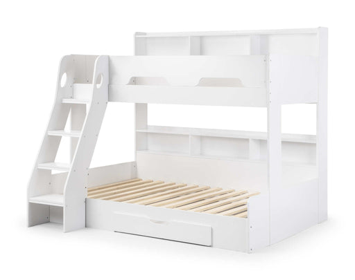 Orbit Triple Sleeper Bunk Bed with Storage – White - Luminex FurnitureBunk BedORI501