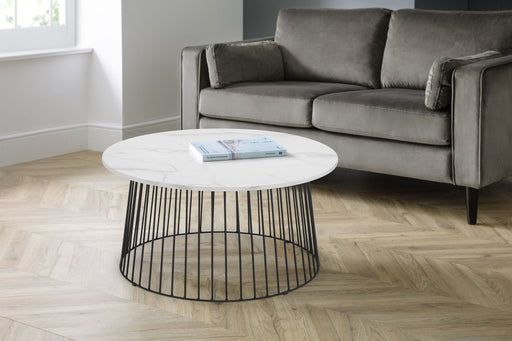 Orielle Marble - Top Coffee Table – Industrial Elegance - Luminex FurnitureCoffee TableBRO201