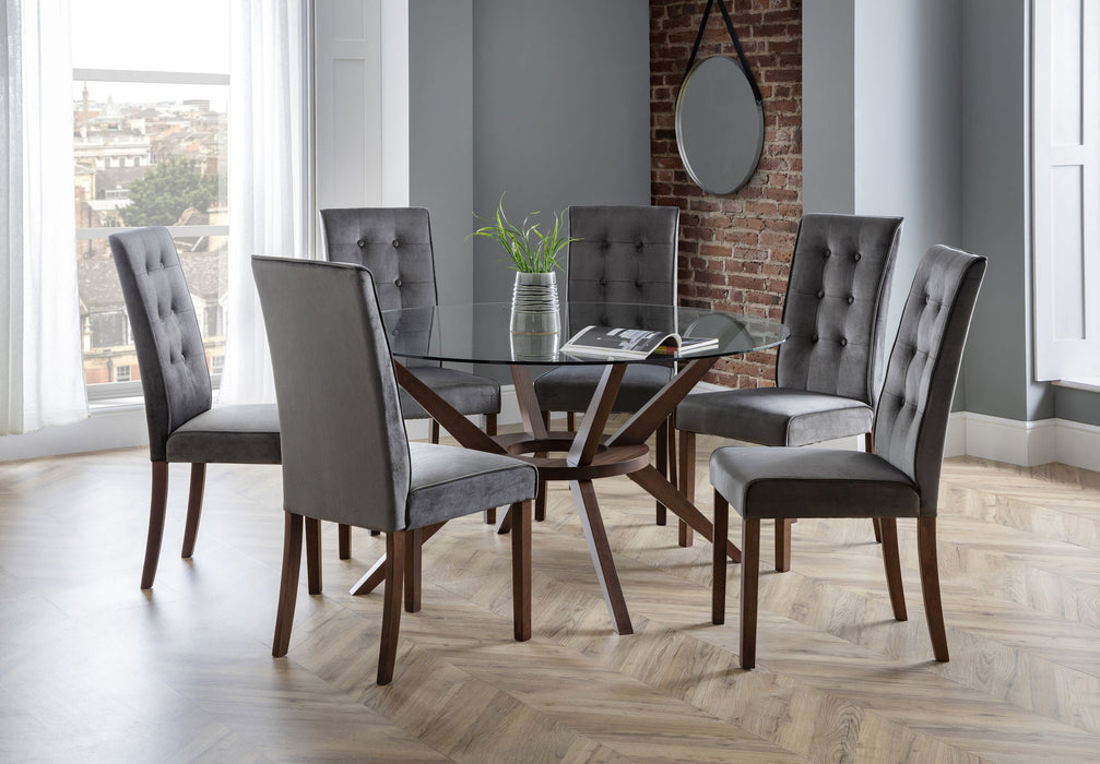 Orlan Velvet Dining Chairs – Set of 2 - Luminex FurnitureChairsMAD102