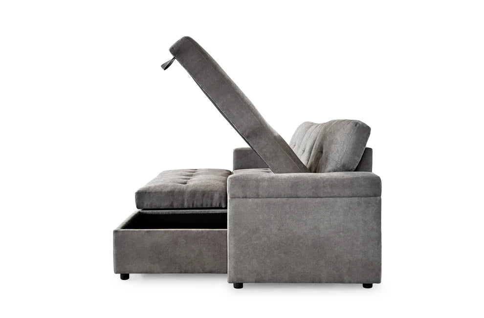 Orleans Grey Corner Sofa Bed with Storage – Universal Design - Luminex FurnitureSofasorla_sofabed_grey_universal_corner