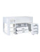 Ormsby Mid Sleeper Bed with Storage & Desk – All White - Luminex FurnitureMid SleepersOTI001