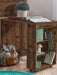 Ormsby Mid Sleeper Bed with Storage & Desk – Urban Rustic & Black - Luminex FurnitureMid SleepersOTI002