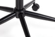 Orvyn Velvet Swivel Office Chair - Grey/Black - Luminex FurnitureOffice ChairKAH002