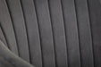 Orvyn Velvet Swivel Office Chair - Grey/Black - Luminex FurnitureOffice ChairKAH002