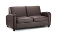 Oslo Faux Leather Sofa Bed - Chestnut Brown - Luminex FurnitureSofa bedVIV004