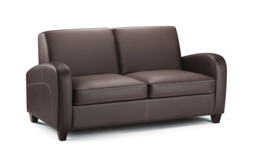Oslo Faux Leather Sofa Bed - Chestnut Brown - Luminex FurnitureSofa bedVIV004