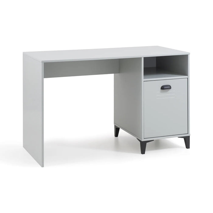 Otto Desk – Industrial Locker Style in Grey & Black - Luminex FurnitureDeskLAK005