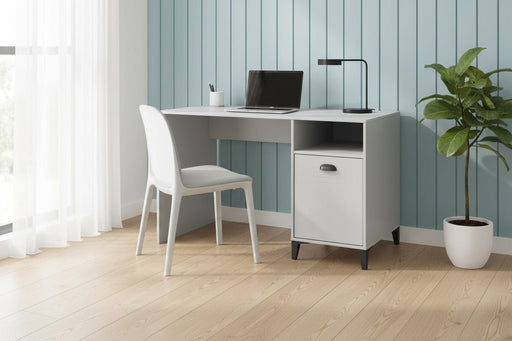 Otto Desk – Industrial Locker Style in Grey & Black - Luminex FurnitureDeskLAK005