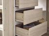 Oxley High Sleeper Bed with Desk & Storage – Pale Wood & White - Luminex FurnitureHigh SleepersOCE001