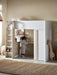Oxley High Sleeper Bed with Desk & Storage – Pale Wood & White - Luminex FurnitureHigh SleepersOCE001