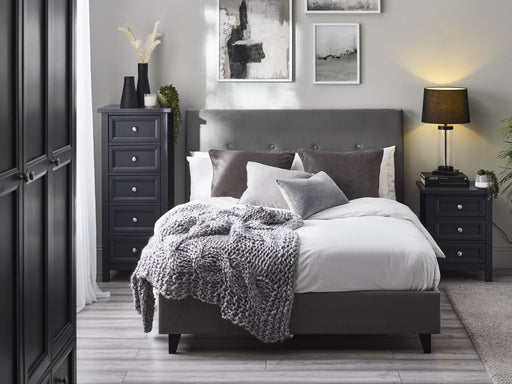 Paloma High Headboard Bed - Luminex FurnitureFabric BedsSHO204